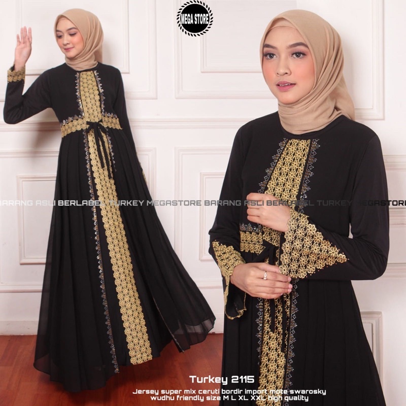 Gamis Abaya | Turkey 2115 by Megastore