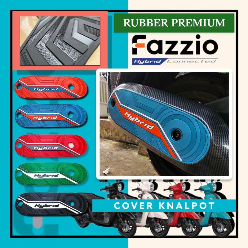 Cover Knalpot Fazzio Rubber Stiker Karet Knalpot Fazzio