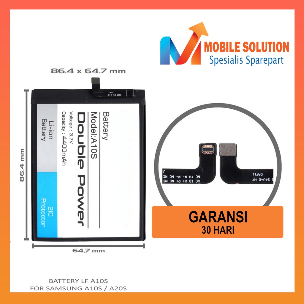 Grosir Baterai Samsung A10s / Baterai Samsung A20s Garansi 1 Bulan + Packing