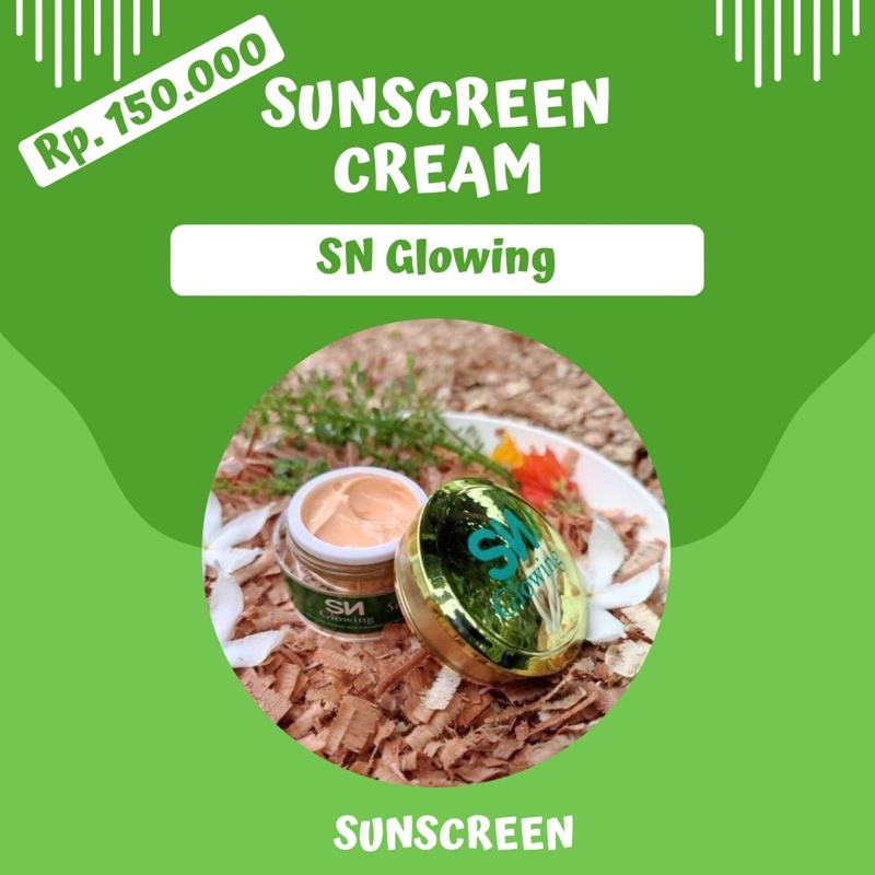 Sunscreen Cream SN Glowing