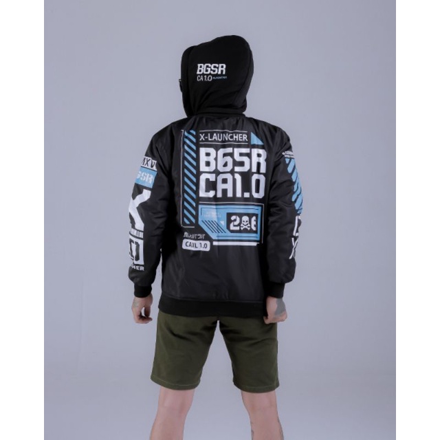 Jaket Bomber Hoodie Cougle King BGSR™ Original Men's Jacket Bomber Waterproof | Jaket Bomber Pria