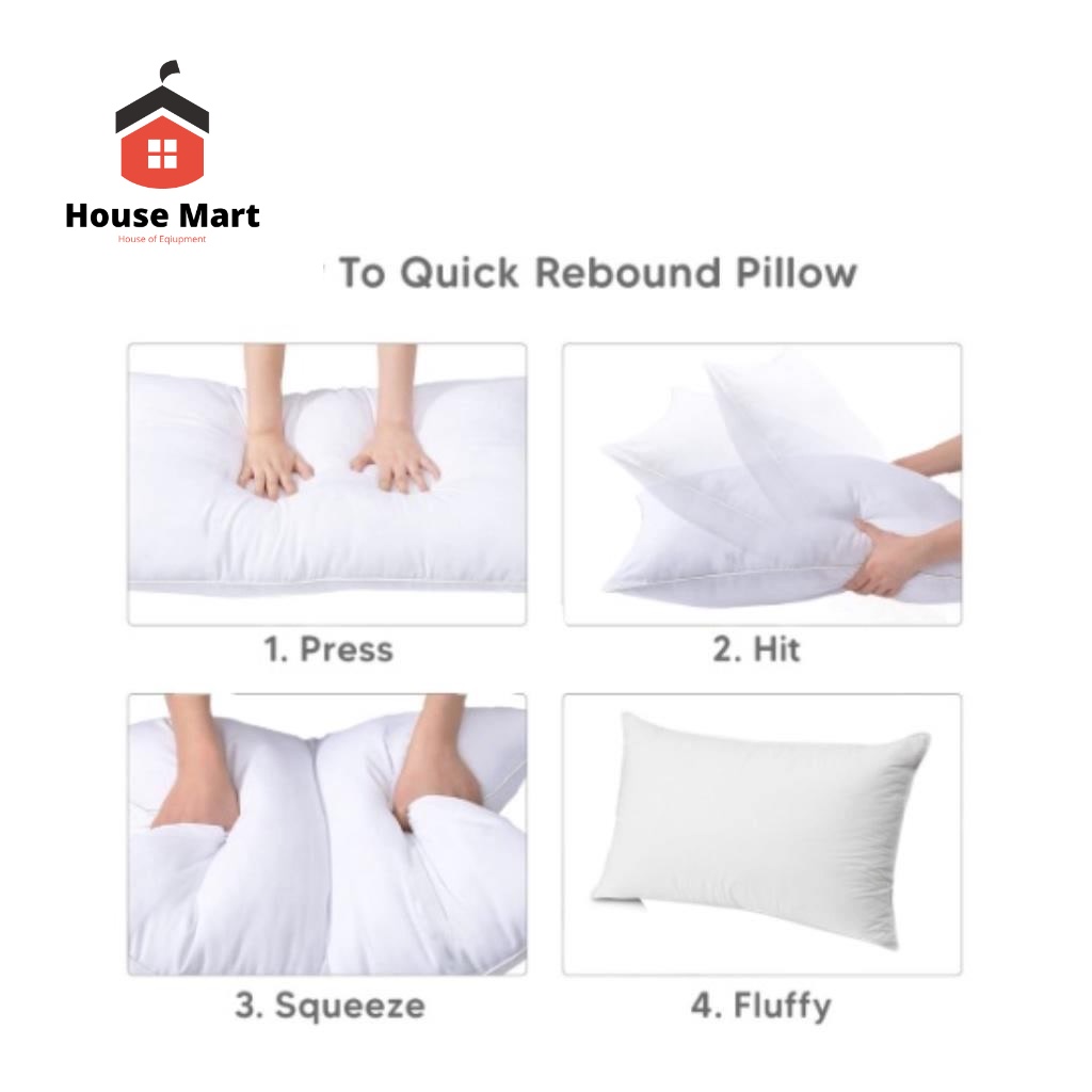 Bantal Hotel Premium Bantal Tidur Syntec Hallow Fiber Bulu Angsa Busa Super Lembut