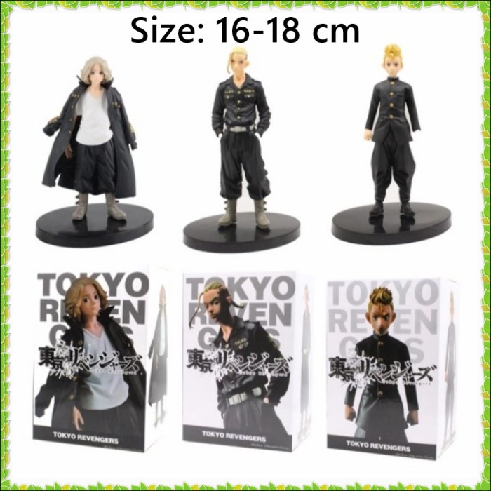 Figure Tokyo Revengers Mikey Draken Takemichi Touman Action Figure
