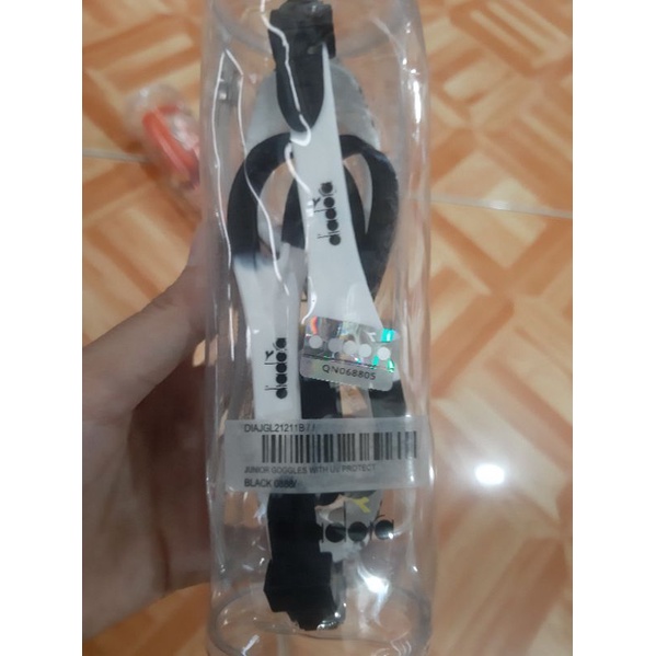 Kacamata Renang Diadora Junior Goggles Orange Black