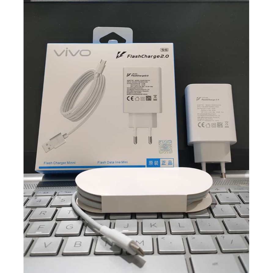 Charger Vivo Tipe C Original 100% Flash Charge