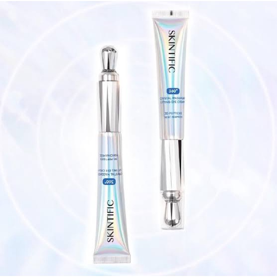 Skintific~Crystal Massager Lifting Eye Cream 360(hilangkan mata panda)