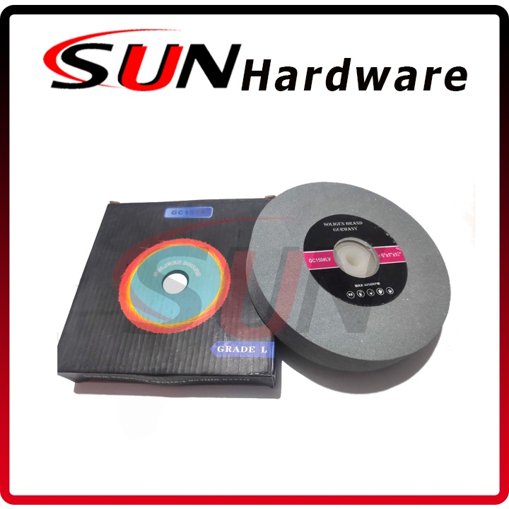 Batu Gurinda Asah Duduk 6 Inch GC 120 Mata Gerinda Hijau Carbide Wheel