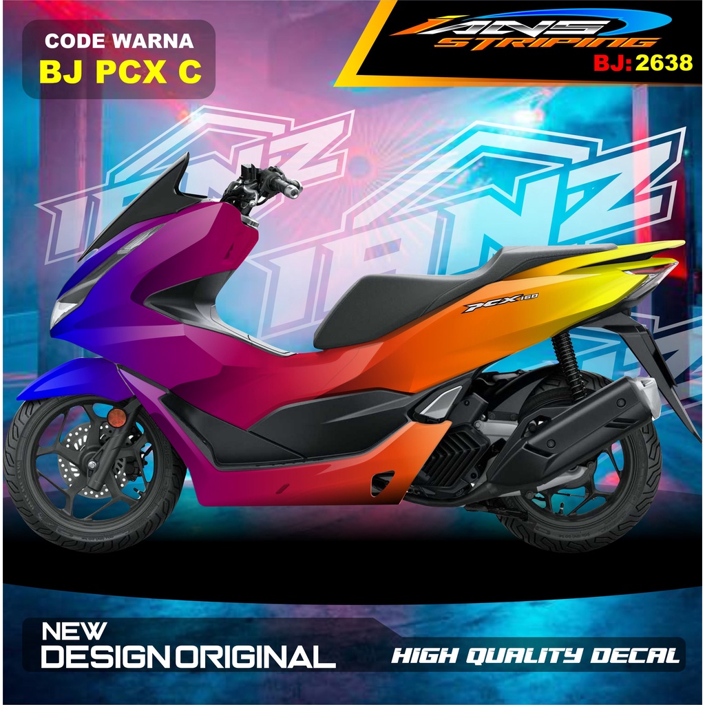 DECAL STICKER MOTOR HONDA PCX 160 / STIKER FULL BODY PCX HIGH QUALITY / STIKER MOTOR