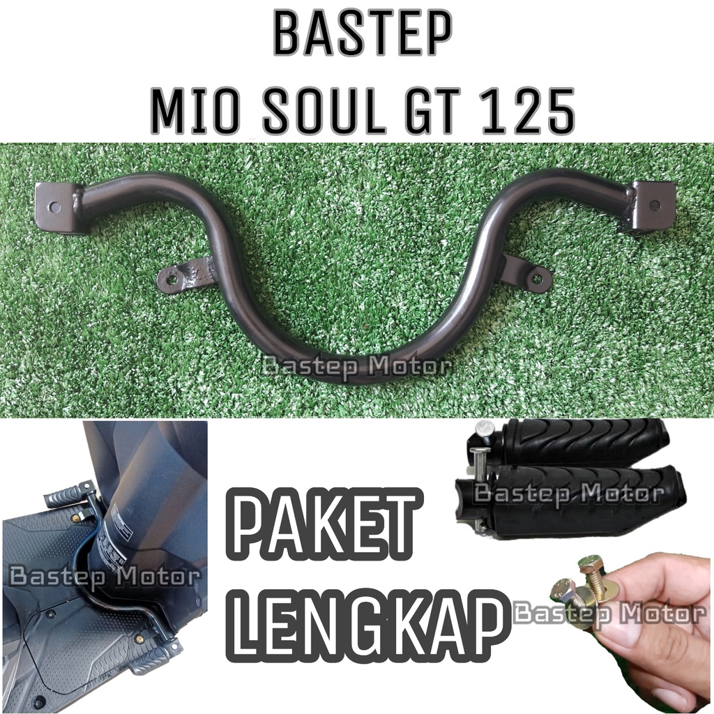 BASTEP FOOTSTEP PIJAKAN KAKI MATIC YAMAHA MIO SOUL GT 125 FULLSET