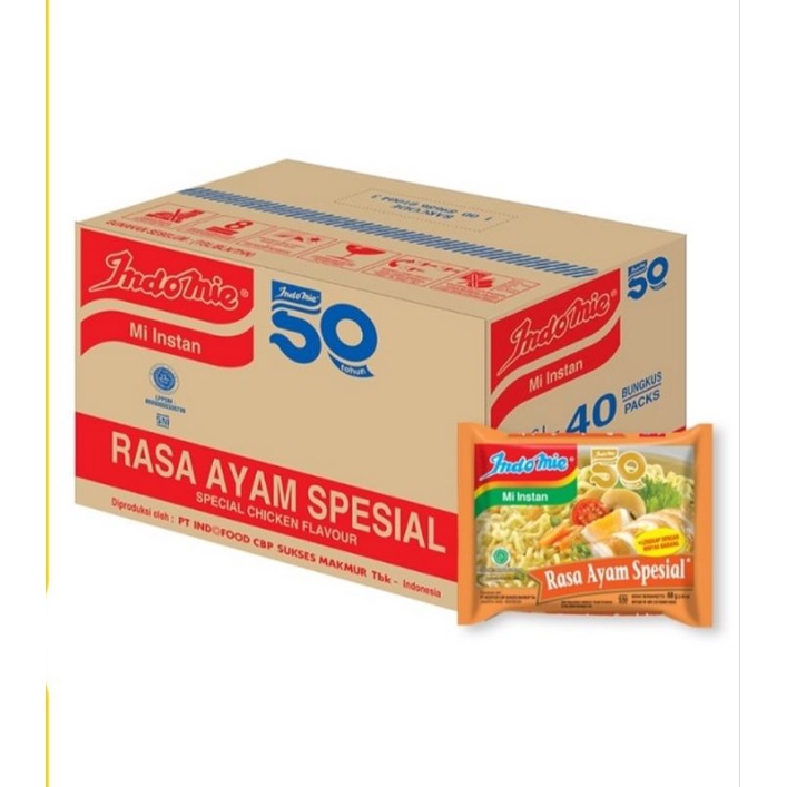 

INDOMIE AYAM SPECIAL 1 DUS ISI 40