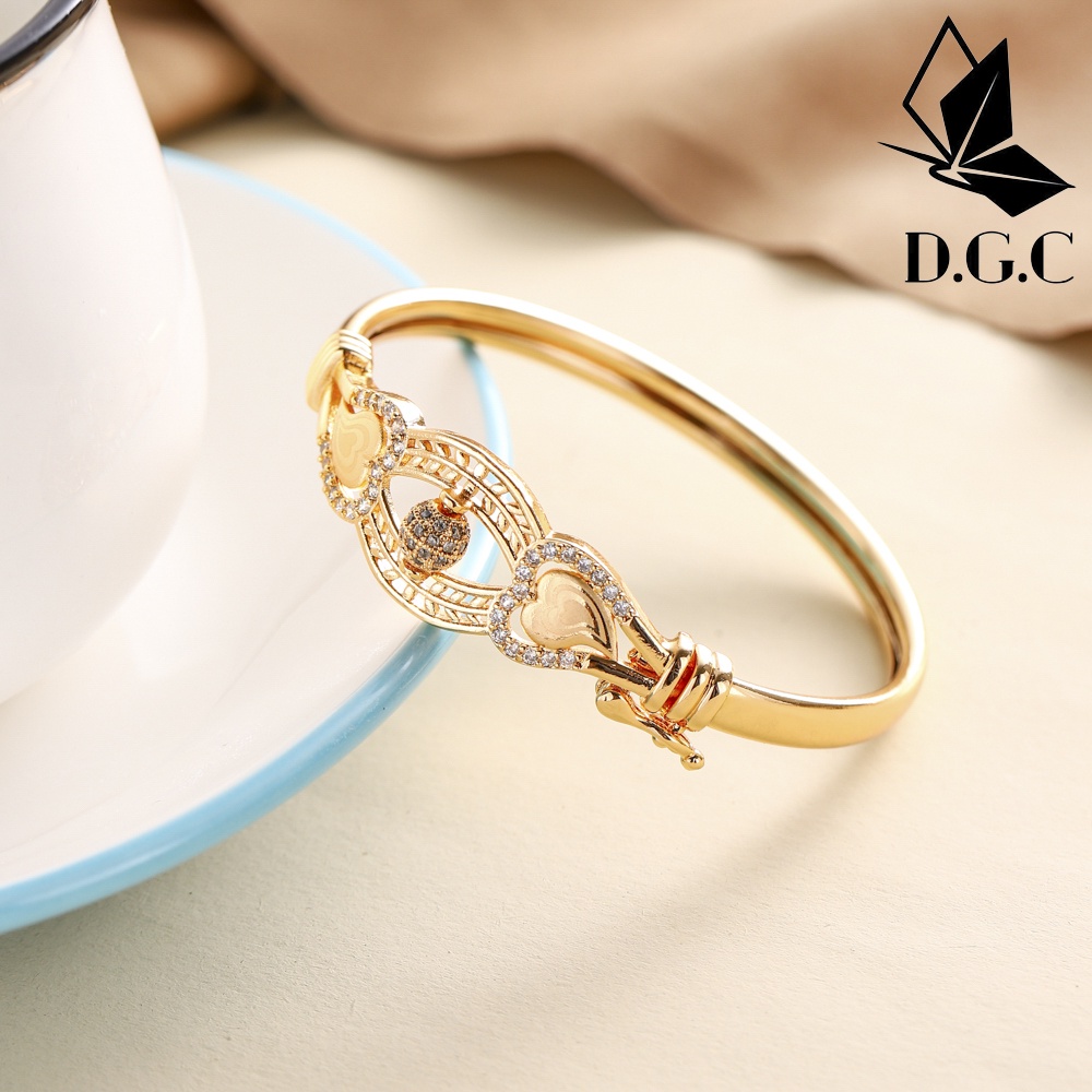 ✅D.G.C✨ Gelang Titanium Rantai Wanita Asli Anti Luntur Murah Korea Style COD