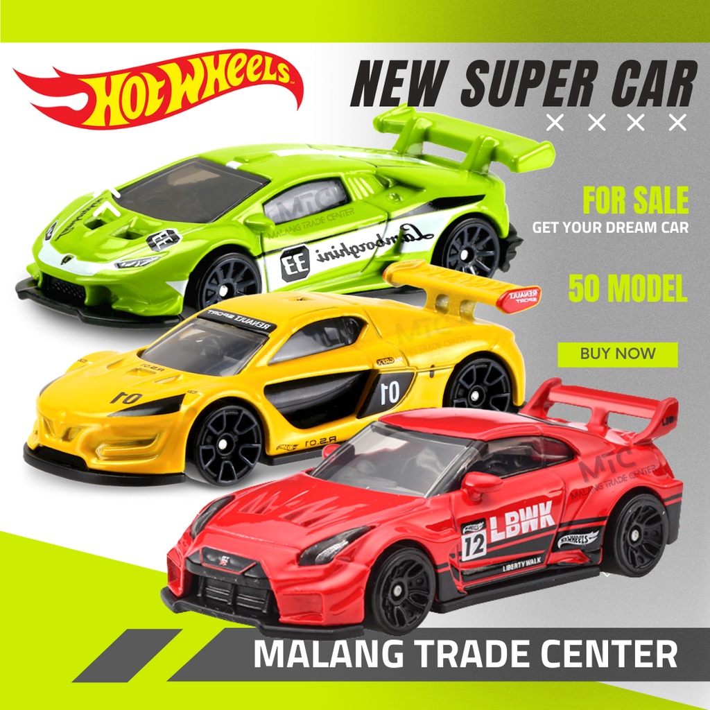 Hot Wheels Original Diecast Mobil Balap Racing Car Super Car Mobil Sport Car HotWheels Original