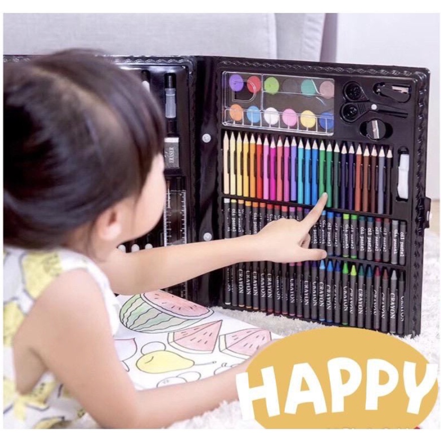 Pensil Warna Crayon Art Painting Set Mewarnai Menggambar 86pc — 9
