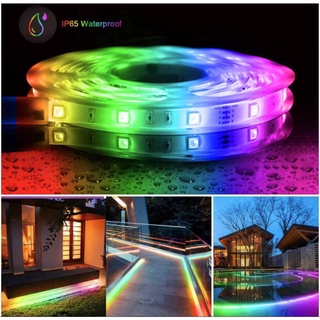 LAMPU LED STRIP 5050 10M remot RGB F WARNA WARNI IP44 AC 220V MIK