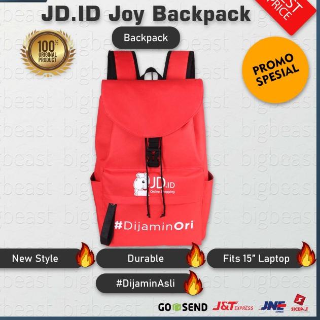 JDID Joy Backpack Tas Ransel Laptop 15 Inch Fashionable - 1 Tas