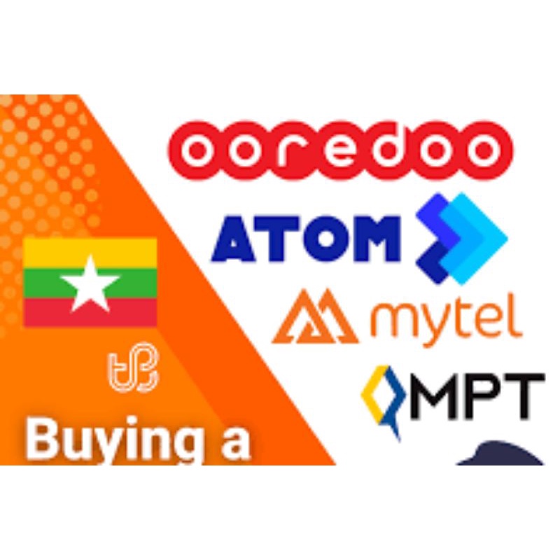 pulsa Myanmar burma atom telenor mytel mpt all operator