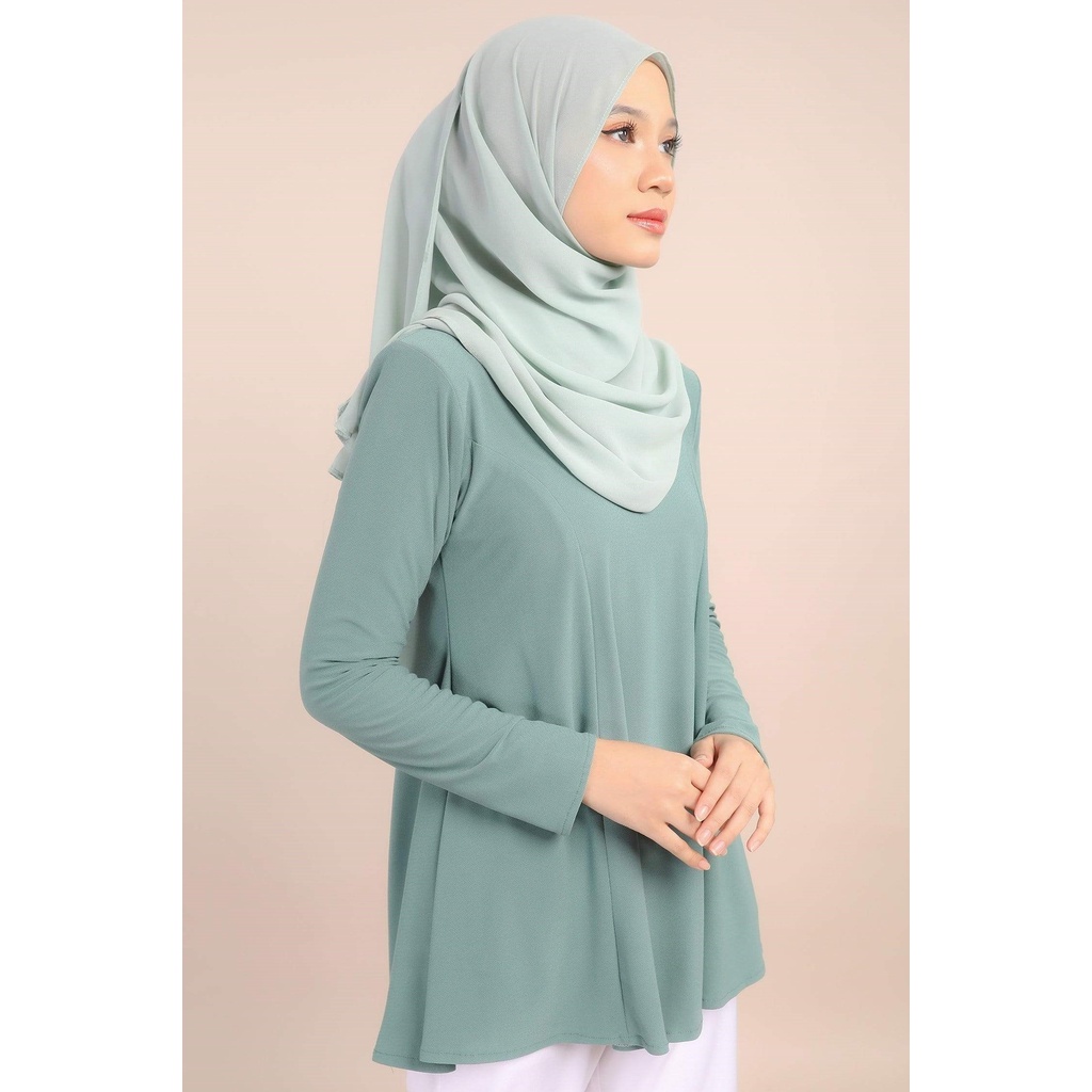 baju wanita bahan crinkle ella blus