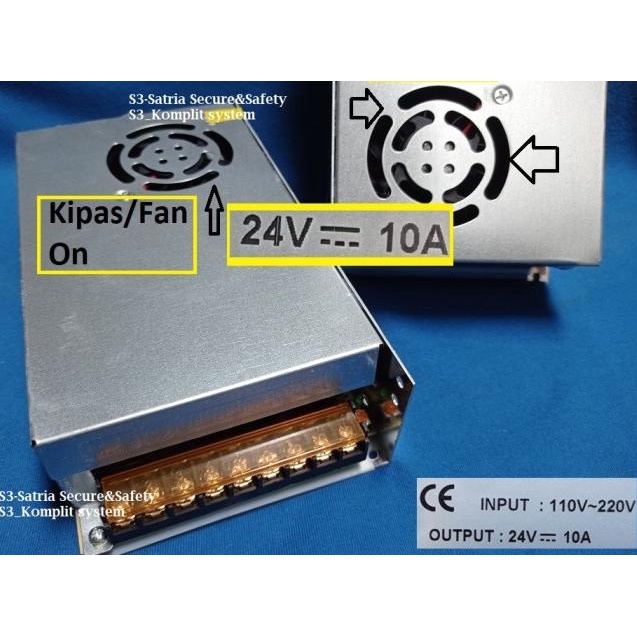 Power supply 24V 10A swicthing/ PSU 24Volt 10Ampere