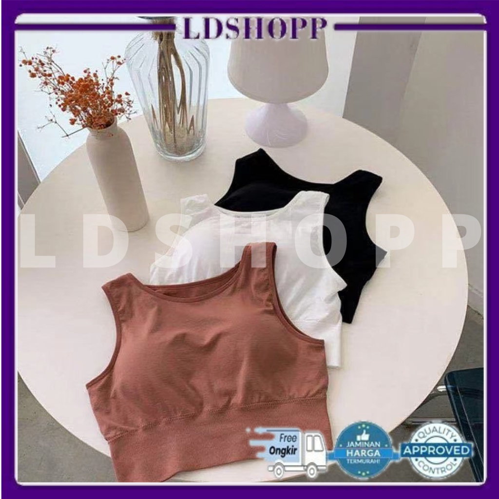 LDS Bra-847 Bra Sport Tanpa Kawat BH Sport Yoga Olahraga Wanita Tali Strap Tank Top Atasan Wanita Import Fashion Korea