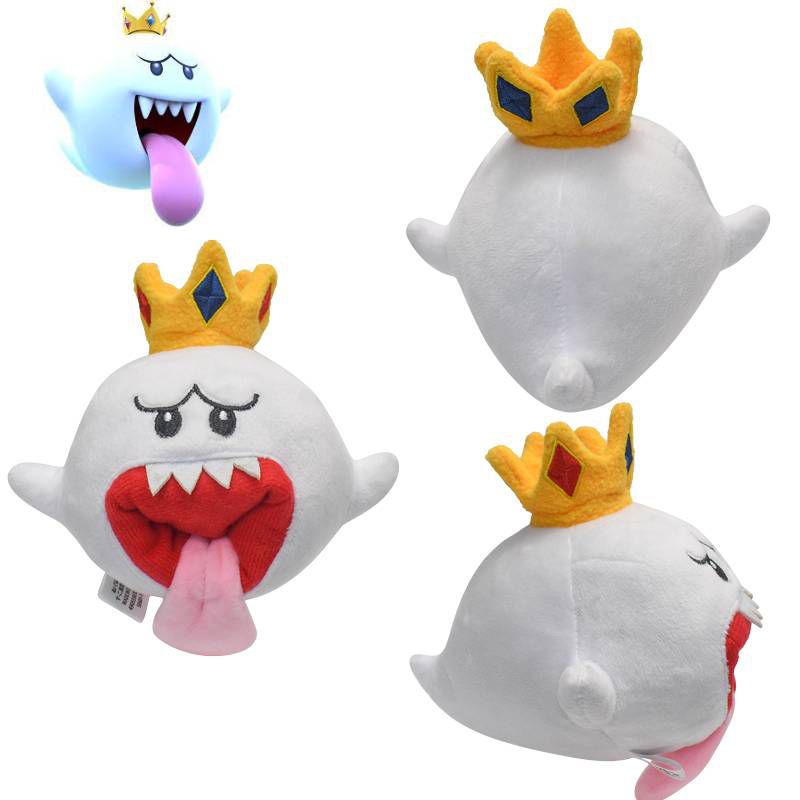 Hadiah Terbaik Super Mario King Boo Mainan Mewah Boneka Boneka Lucu Untuk Anak 17cm