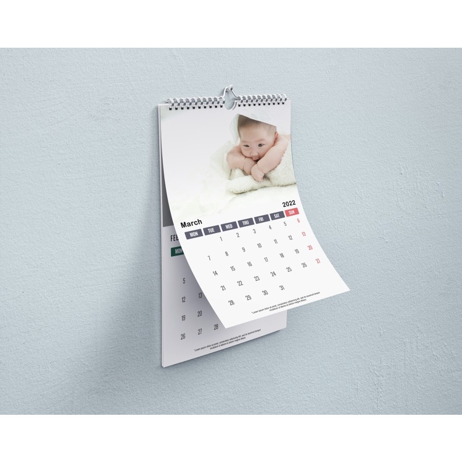 

Kalender Tahun 2026 Dinding - Finsihing Spiral - Isi 4 lembar - AP 150