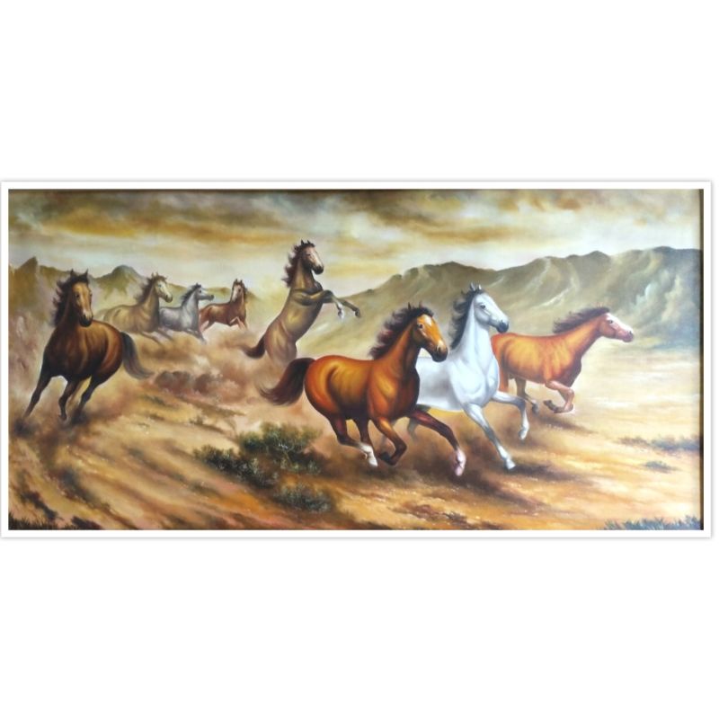 Lukisan Kuda Liar 1x 2 m