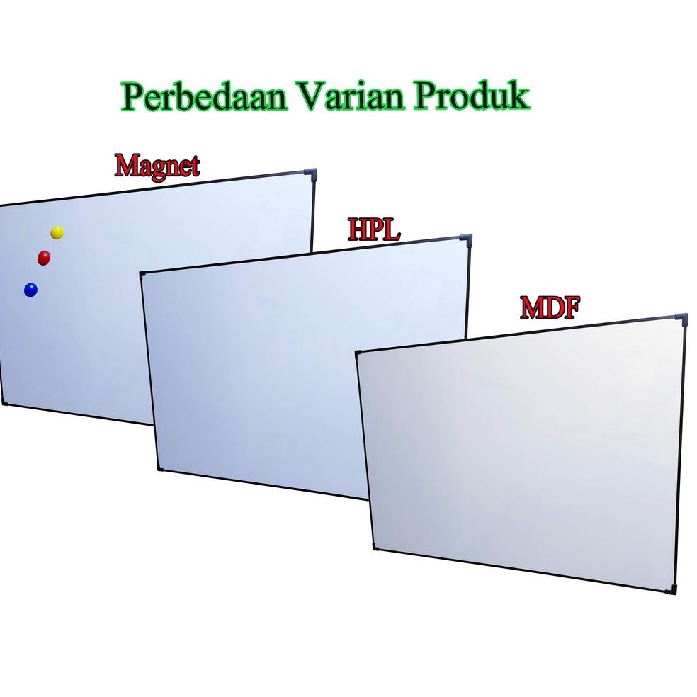 

BIG PROMO Papan Tulis 90x120 cm Magnet dan Non Magnet 3993 ⇵