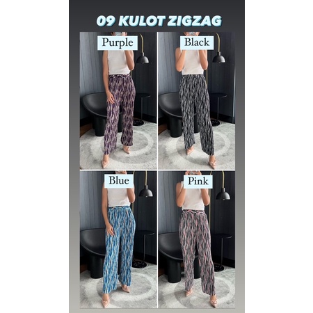 Kulot Lidi Motif Zigzag