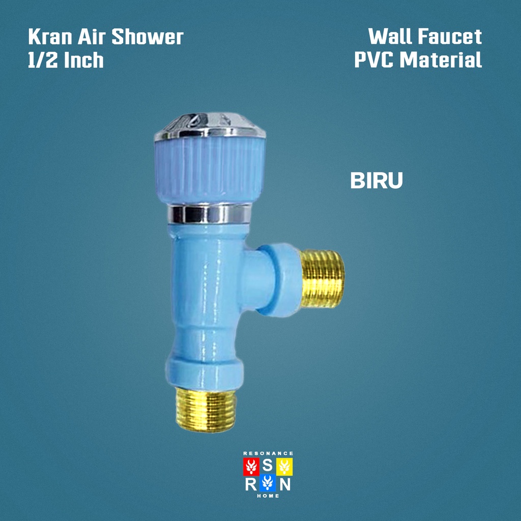 Keran Air Shower Cabang PVC Drat 1/2 Inch / Resonance Home