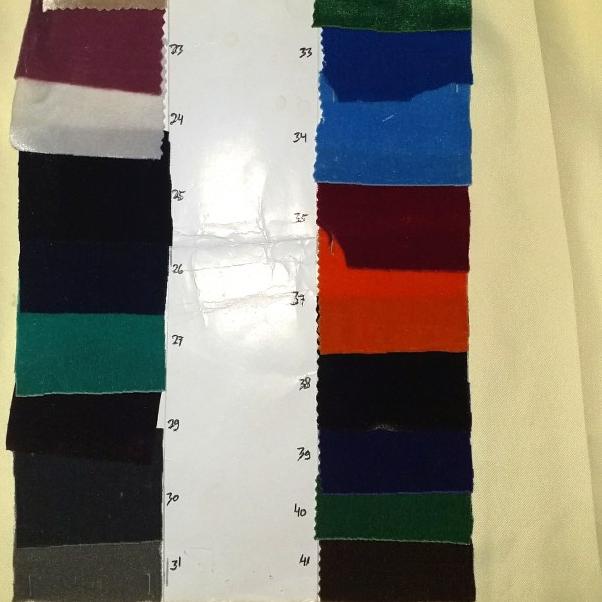 Kain bahan beludru / beludru velvet