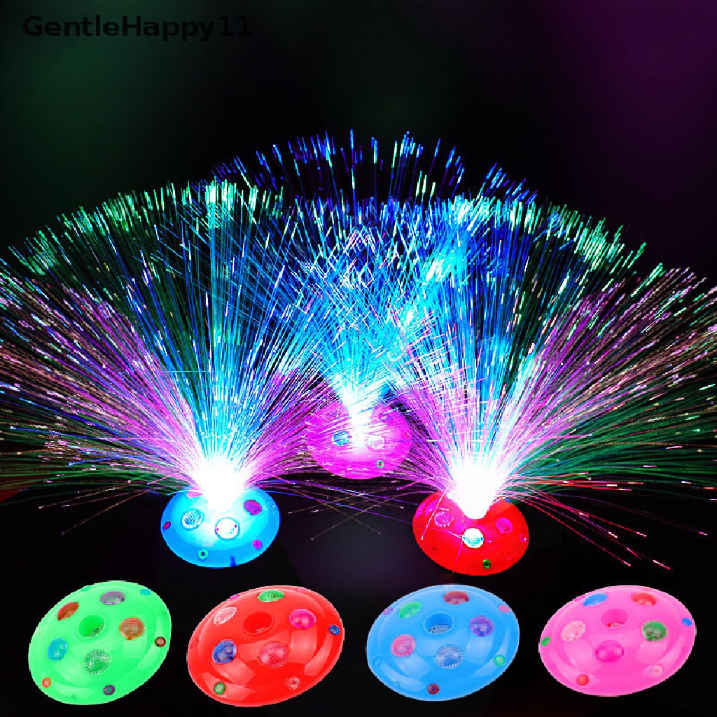 Gentlehappy Colorful LED Fiber Nightlight Lamp Lampu Malam Romantis Cahaya Bercahaya Mainan id