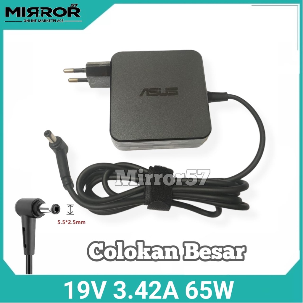 Charger Adaptor Laptop Asus 19V - 3.42A 65W X401A X501A X502C X554L X555L 5.5*2.5mm