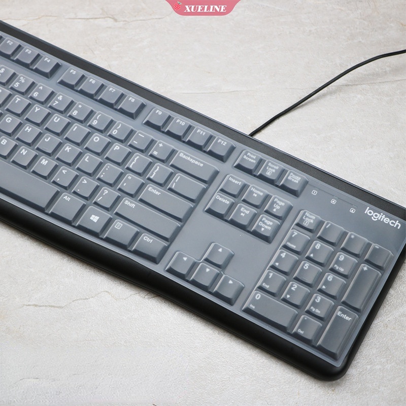 Logitech Mk120 K120 skin Pelindung Tombol keyboard Gaming Mekanikal Anti Debu 15 &quot;