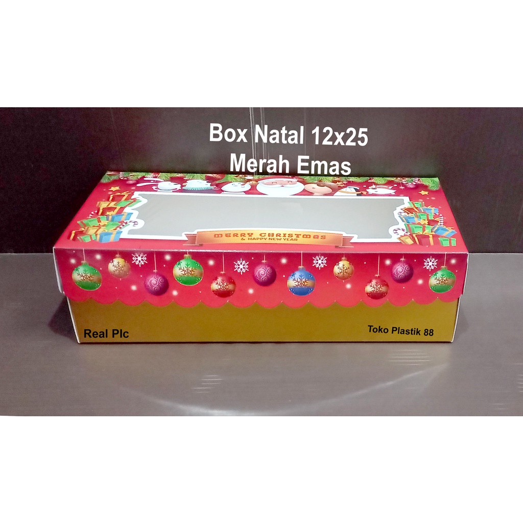 

Dus Natal Kotak 12x25cm (minimal 5 pcs). NATAL1225