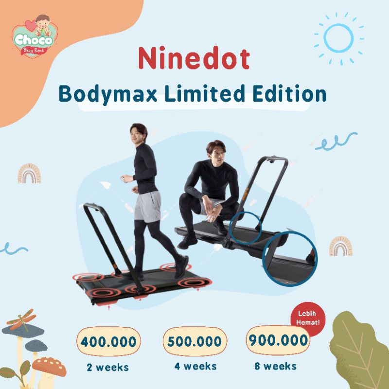 ❤️ChocoBabyToys❤️TIDAK DIJUAL, DISEWAKAN TREADMILL NINEDOT BODYMAX LIMITED EDITION