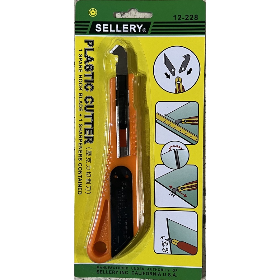 

Plastic cutter with blade Sellery