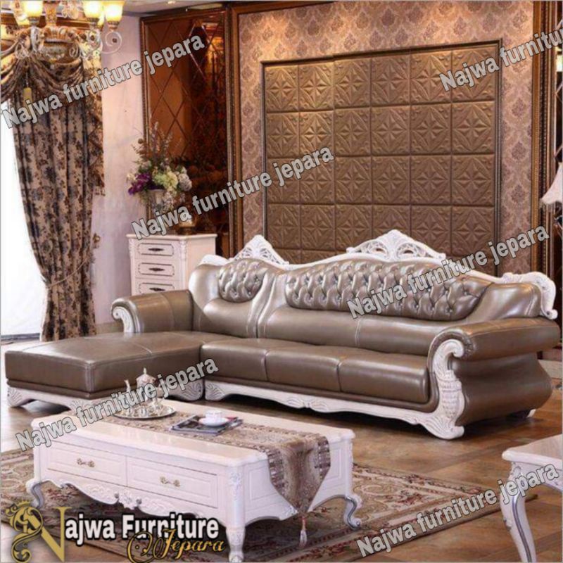 SOFA MODERN SOFA TAMU MEWAH UKIR MODERN
