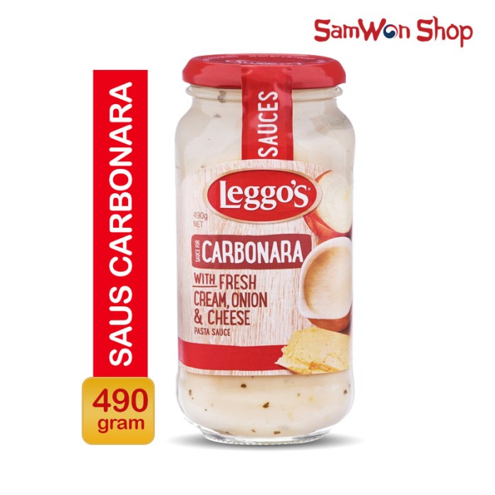 

SAUS CARBONARA LEGGOS 490 GRAM - CREAMY PASTA SAUCE HALAL
