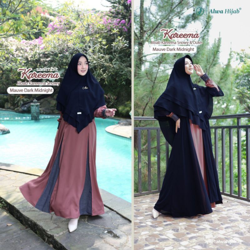 GAMIS KAREEMA MOM • OUTER KAREEMA • HIJAB KAREEMA  • ALWA HIJAB