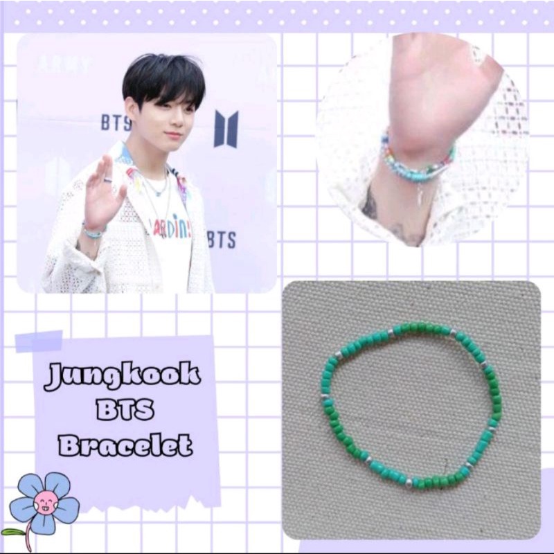 Gelang manik | gelang kpop | beads bracelet | Jungkook BTS