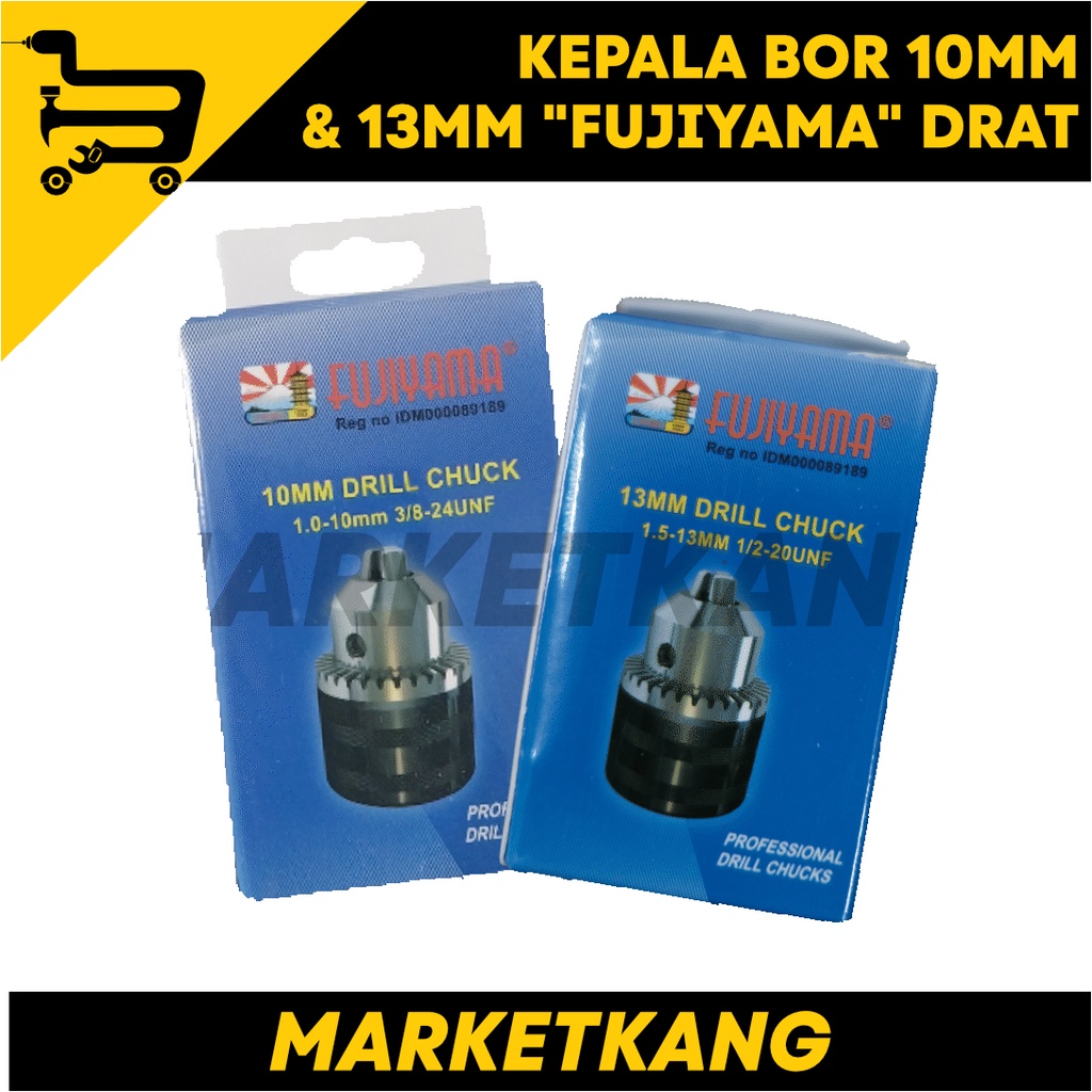 KEPALA BOR 10MM & 13MM "FUJIYAMA DRAT