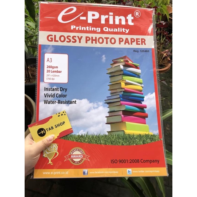 

glossy photo paper A3