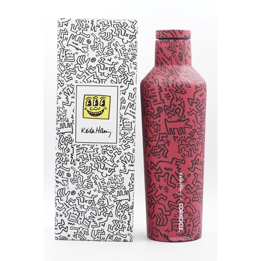 Corkcicle Limited Canteen 16 oz 475ml Street Art Keith Haring Tumbler Botol Minum Termos Tahan Panas