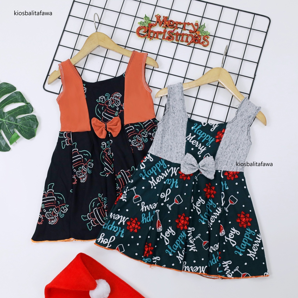 Dress Clairine uk 4-5 Tahun / Baju Anak Perempuan Model Dres Cewek Adem Batik Pakaian Motif Gaun