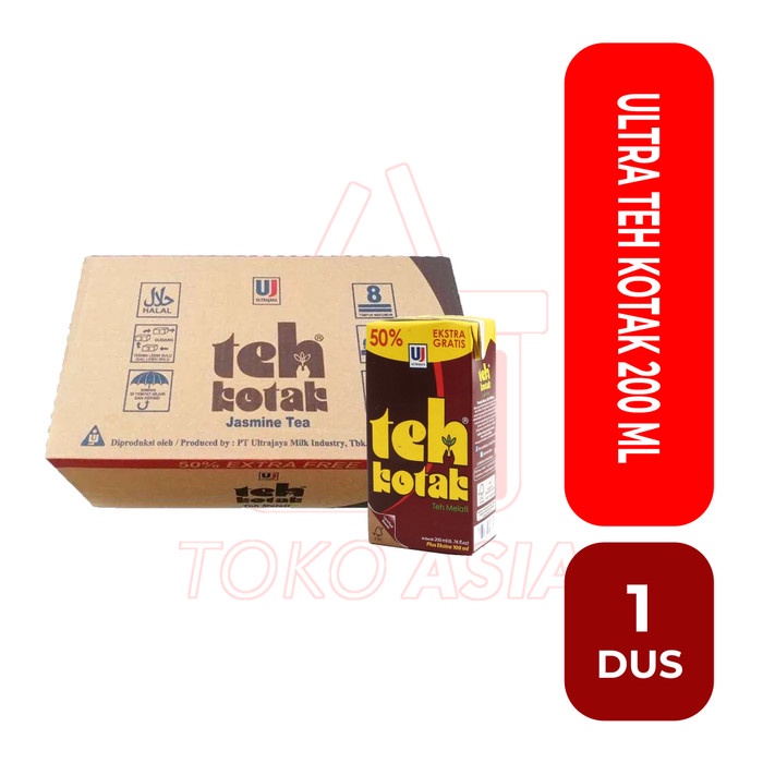 ULTRA TEH KOTAK 200ML 1 DUS