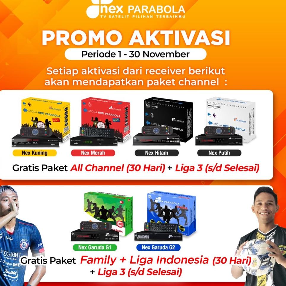 Langsung Kirim Nex Parabola Mola Hitam