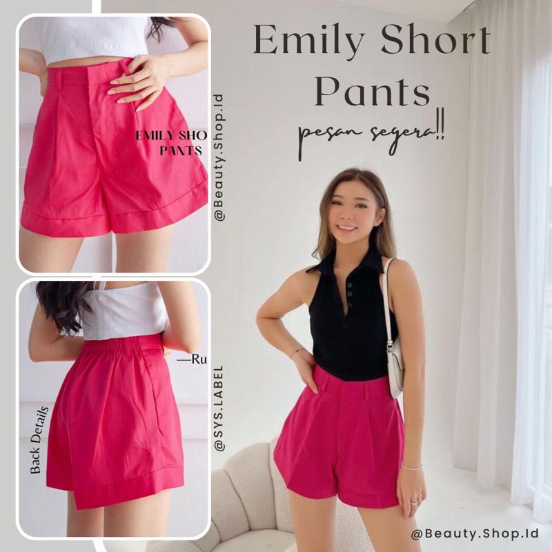 [SYS.LABEL] Emily Short Pants - Celana Pendek Wanita