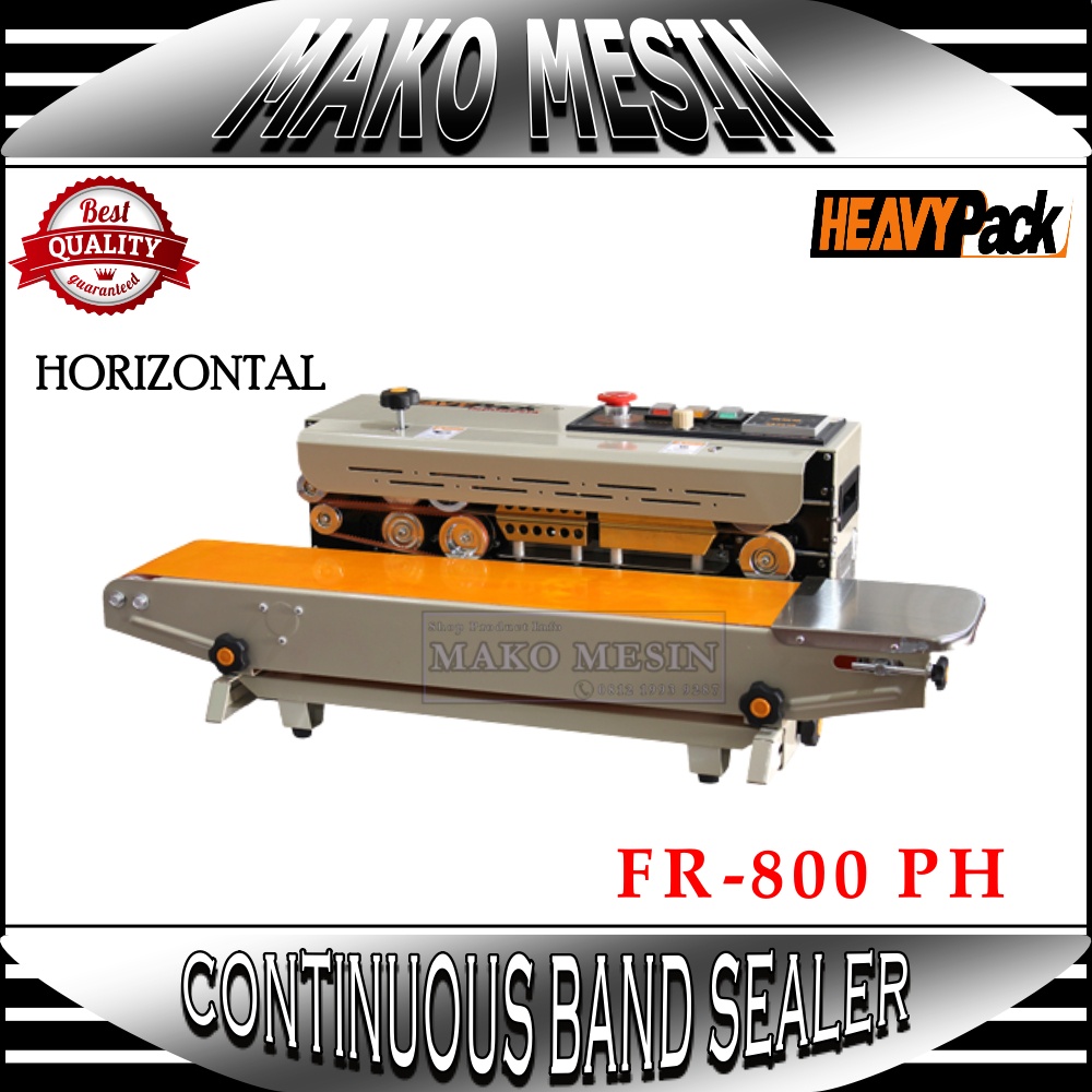 Continuous Band Sealer FR-800 PH Mesin press plastik otomatis FR800PH