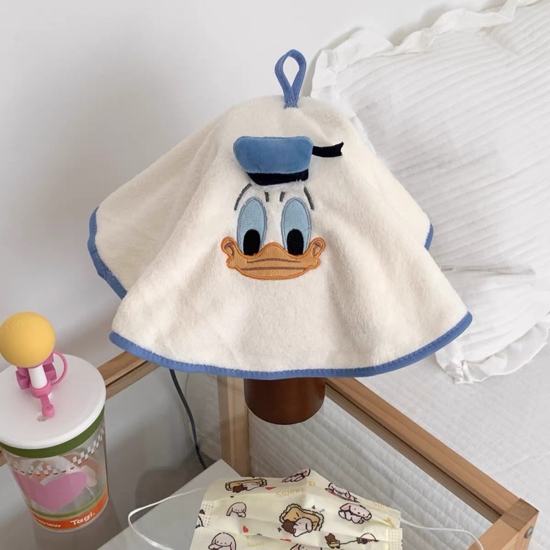 KAIN LAP TANGAN DONALD DUCK / LAP PIRING UKURAN 45x45cm GANTUNG / PREMIUM HANDUK TANGAN DAPUR / LAP WASTAFEL / LAP TANGAN TOILET