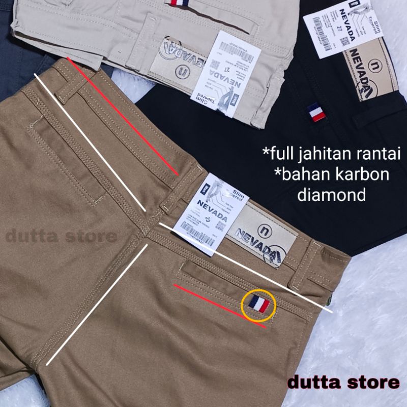 Celana Pendek Pria Chino Nevada chinos pria katun distro terbaru Melar Abu Krem Moka Hitam